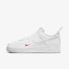 Nike Air Force 1 Low '07 SE Blanc Rouge Mini Swoosh