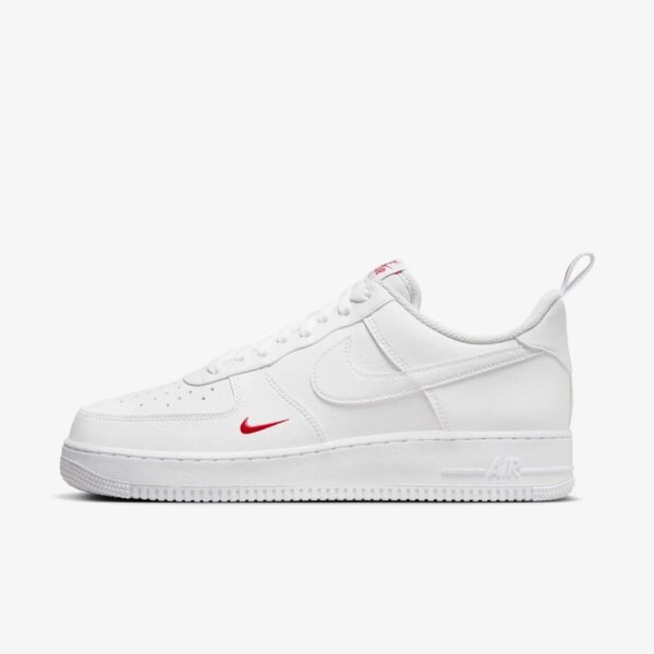 img_3389 Nike Air Force 1 Low '07 SE Blanc Rouge Mini Swoosh