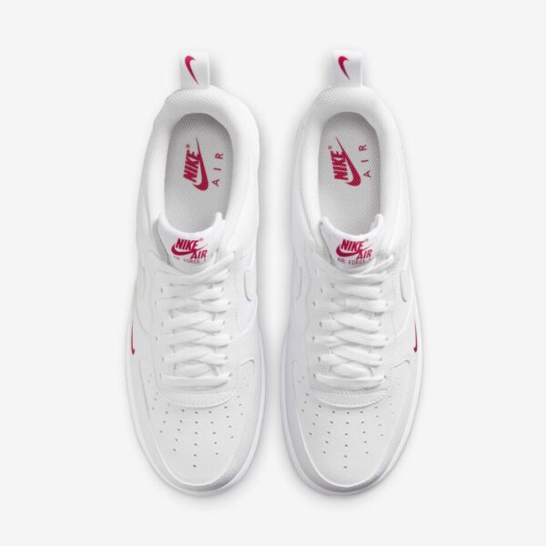 img_3392 Nike Air Force 1 Low '07 SE Blanc Rouge Mini Swoosh