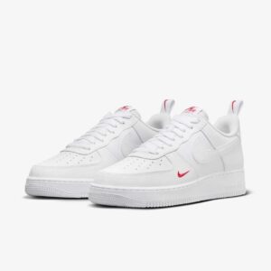 Nike Air Force 1 Low '07 SE Blanc Rouge Mini Swoosh