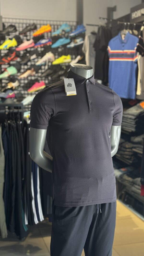 Under Armour x Stephen Curry Mens Black Vanish Polo camisa