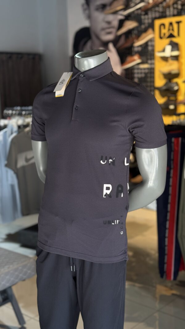 Under Armour x Stephen Curry Mens Black Vanish Polo camisa