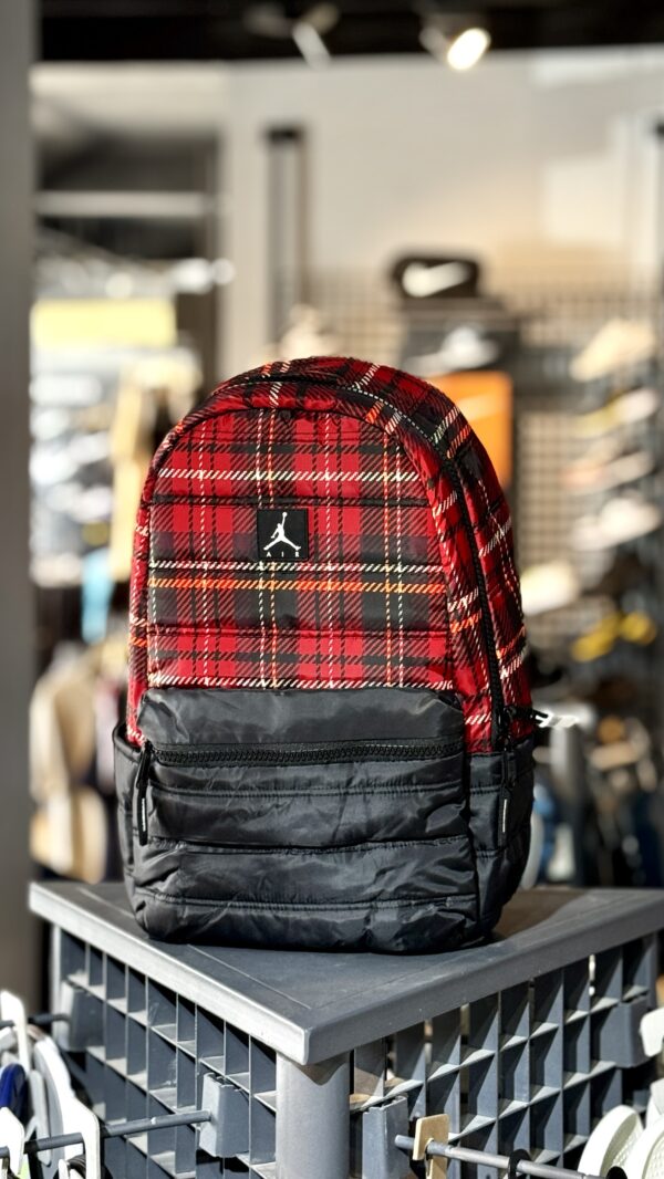 Jordan Quilted Backpack Backpack (19L) in Red