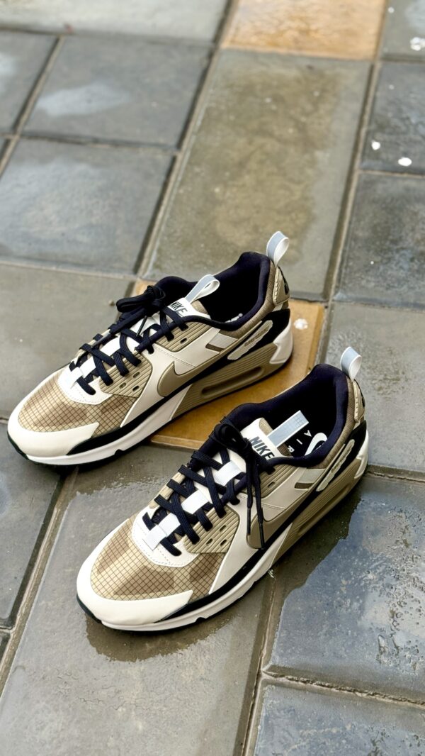 Nike Air Max 90 Drift Marron Bois Gris Doré