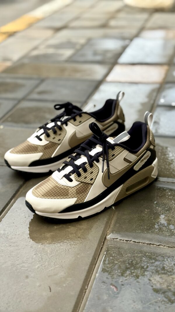 Nike Air Max 90 Drift Marron Bois Gris Doré