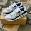 Nike Air Max 90(Pure Platinum/Glacier Blue/Court Blue/White)