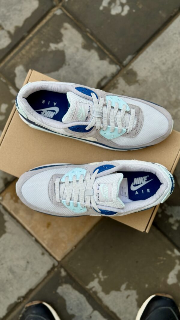 Nike Air Max 90(Pure Platinum/Glacier Blue/Court Blue/White)
