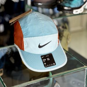Nike Dri FIT Fly Unstructured Size Unisex 5 Panel Cap Blue Brown