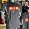 Nike Air T-Shirt Sleeve Jersey Grey Orange 🍊 (Loose-Fit)