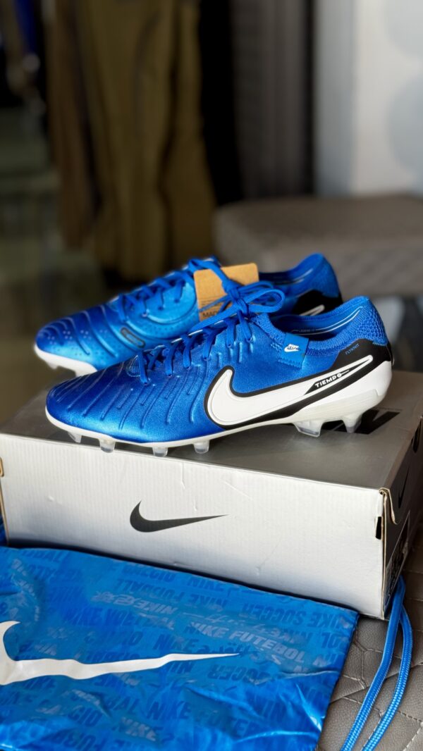 Nike Tiempo Legend 10 Elite FG Soar Blanc