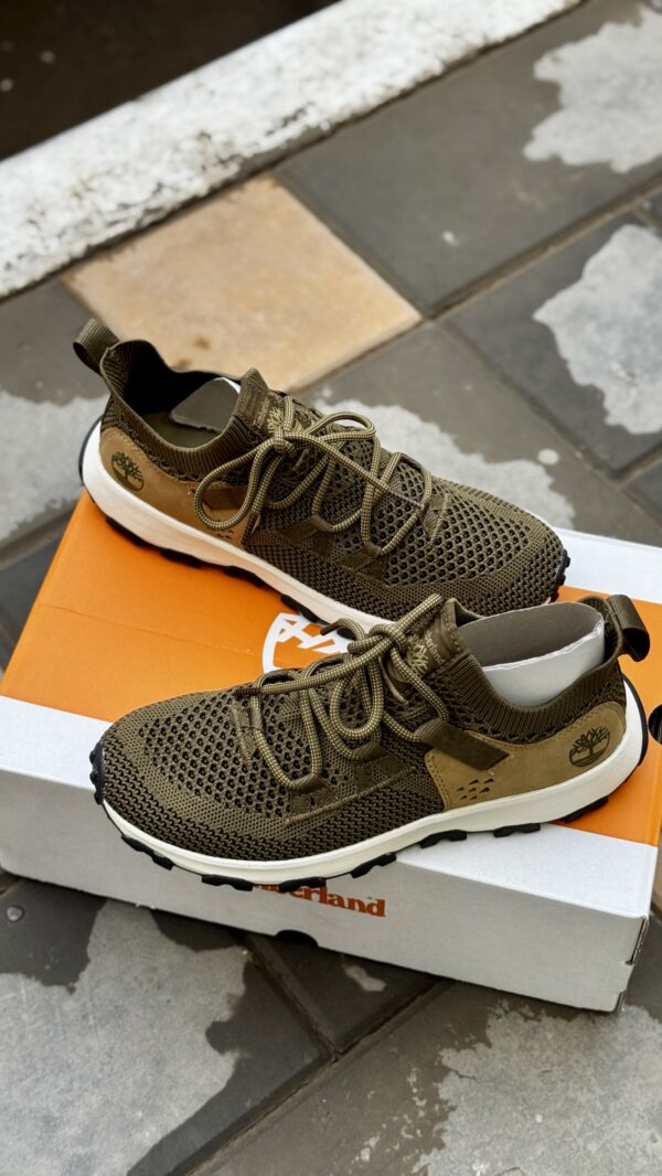 TIMBERLAND Winsor Trail Lace Up Olive Knit