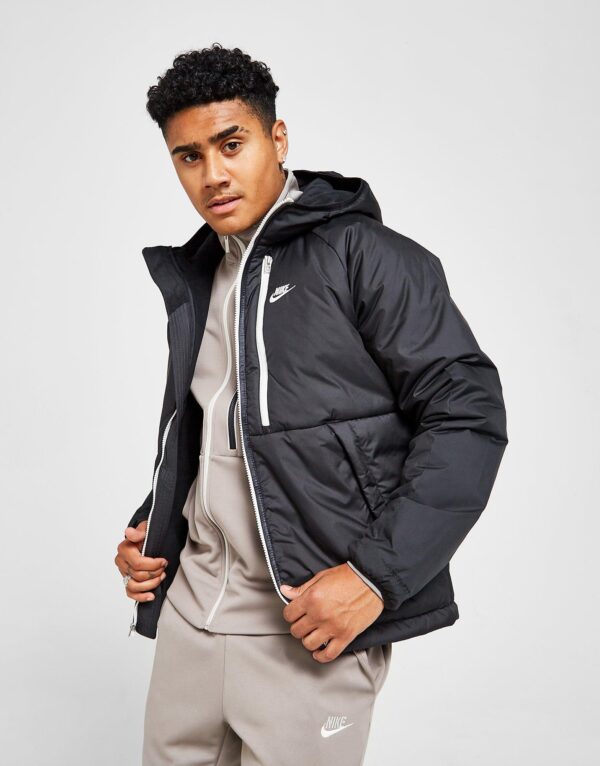 Nike Themra-Fit Legacy Hooded Jacket Vest Noire Corbeau