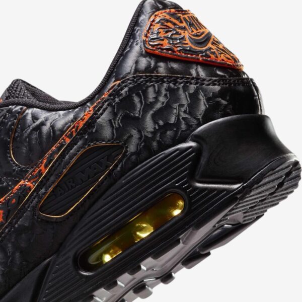 Air Max 90 Volcano Black and Magma Orange