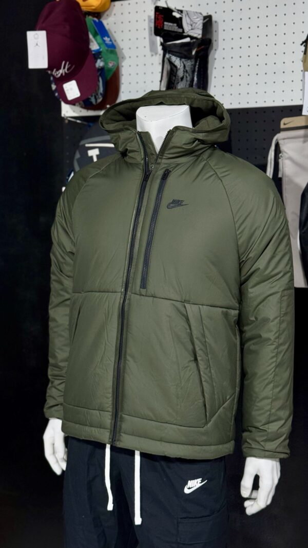 Nike Therma-Fit Legacy Hooded Jacket Vest Vert Noire