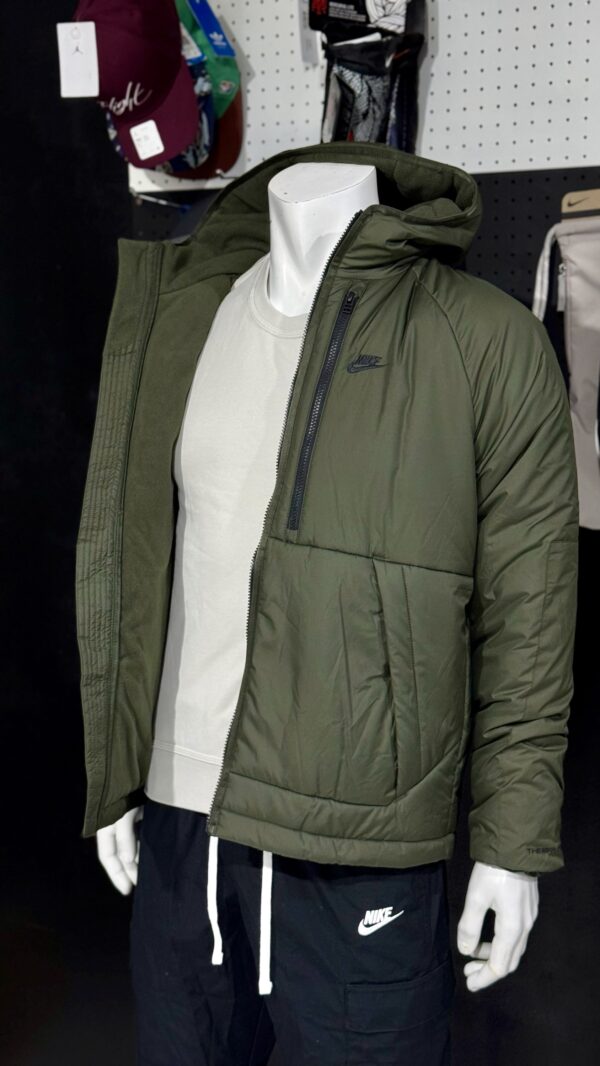 Nike Therma-Fit Legacy Hooded Jacket Vest Vert Noire