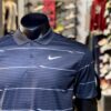 Nike Dri-Fit Victory Ripple Polo Shirt - Black/Dark Smoke Grey/White