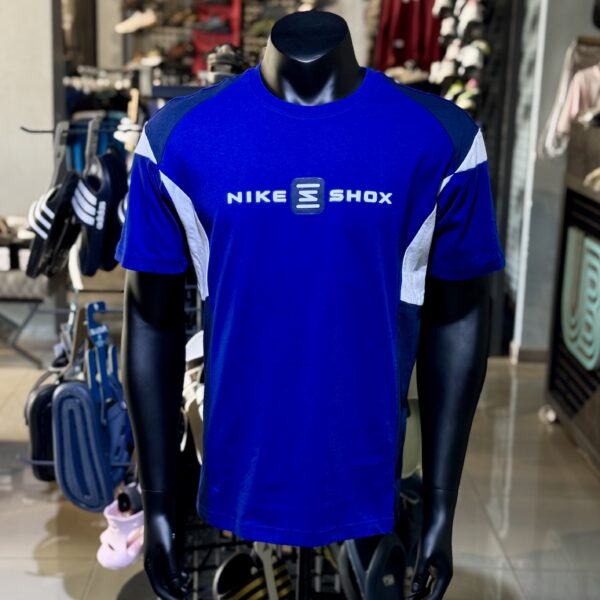 Nike Shox T-Shirt  Blue  Cotton