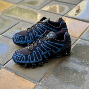 Nike Shox TL Bleu Court Réfléchissant