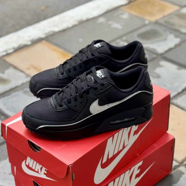 Nike Air Max 90 Premium noir réfléchissant