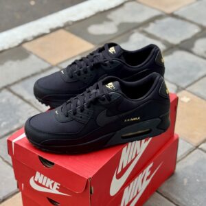 img_1959 Nike Air Max 90 Black/Anthracite/Buff Gold