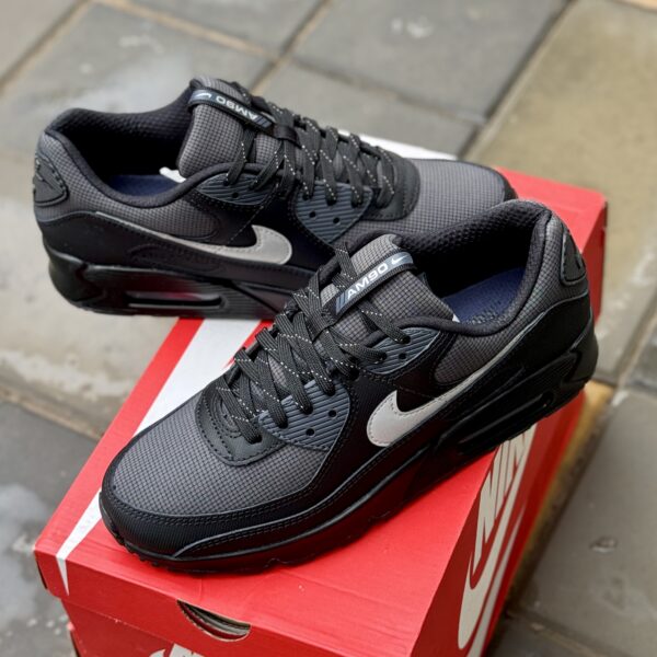 Nike Air Max 90 Black Reflective Silver