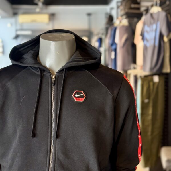 Nike Complet Vest Zip À Capuche Club Fleece Noir Rouge