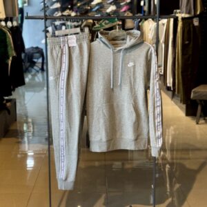 Nike Club Fleece Grey White