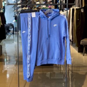 Nike Club Fleece Bleu White