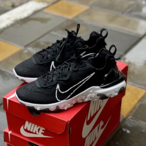 Nike React Vision Black White Black